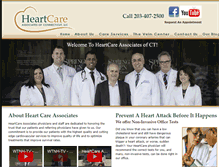 Tablet Screenshot of heartcareassoc.com